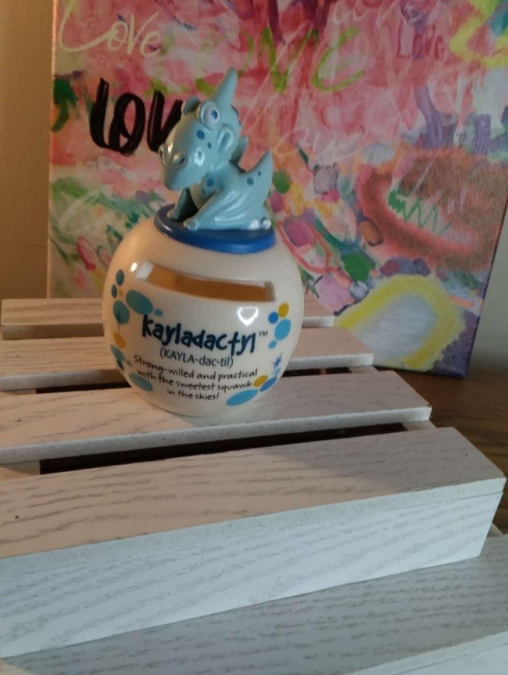 Kayladactyl Blue Dragon Coin Bank